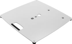 Pied & stand enceinte sono K&m Base plate 550 x 550 mm 3 x M20 blanche