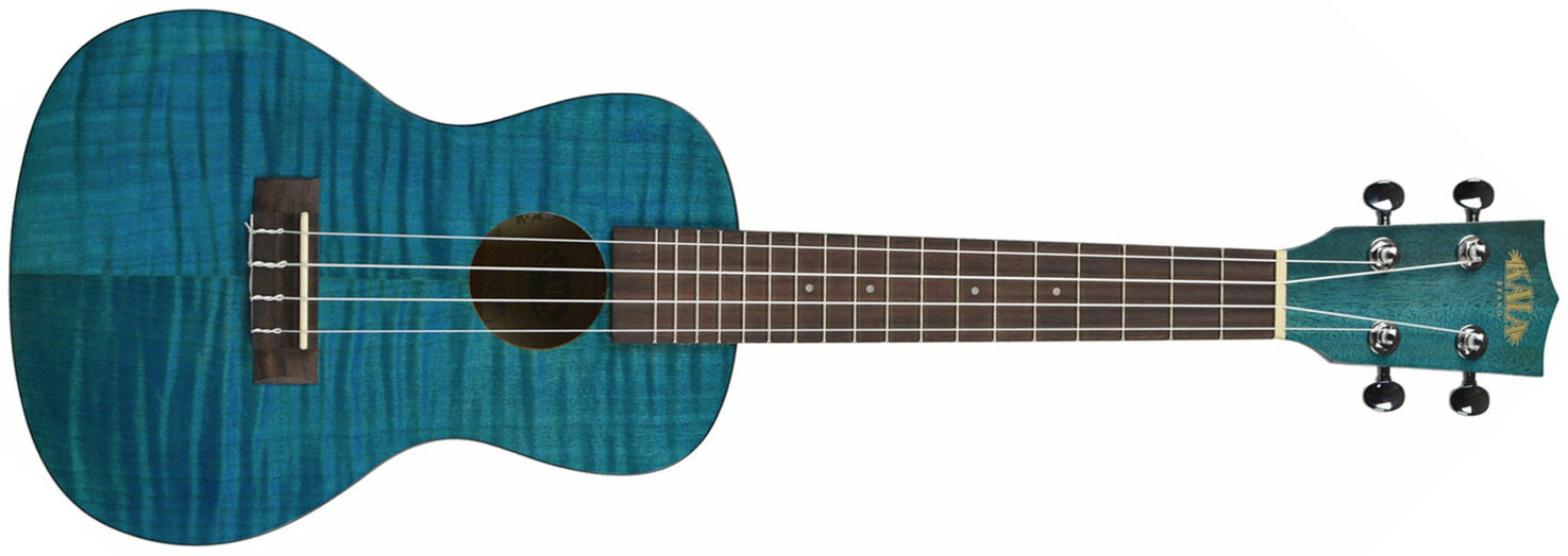 Kala Exotic Mahogany Concert Tout Acajou Rw +bag - Blue - UkulÉlÉ - Main picture