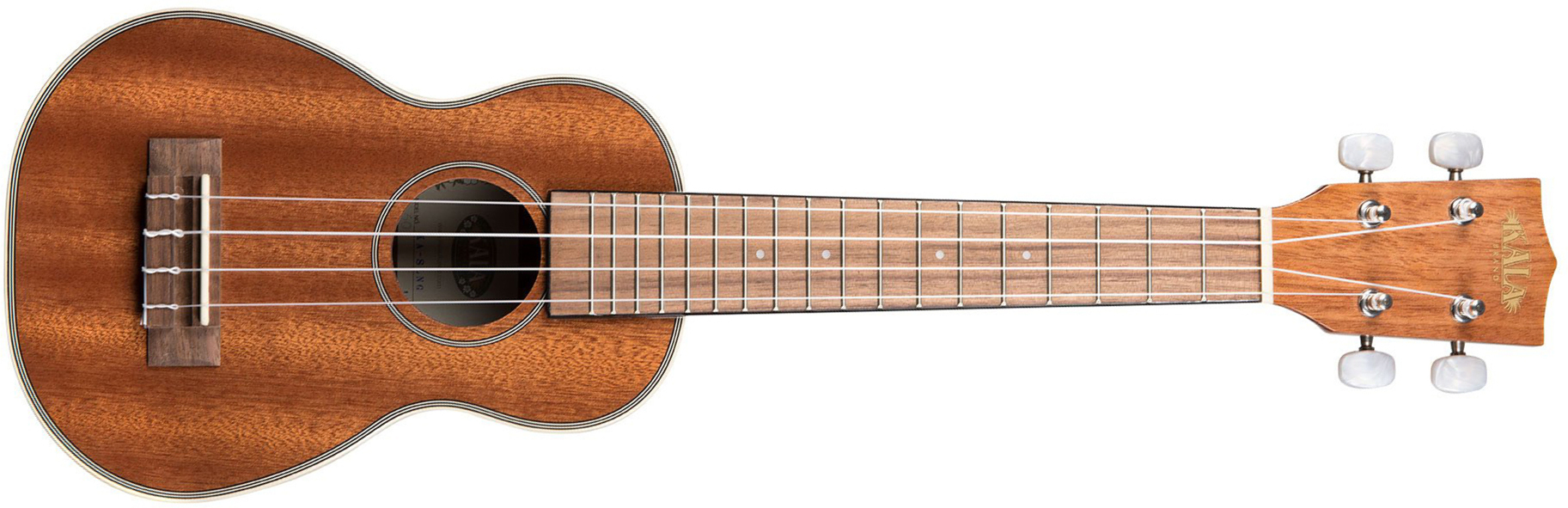 Kala Ka-slng Gloss Mahogany Long Neck Soprano Tout Acajou Lau - Natural - UkulÉlÉ - Main picture