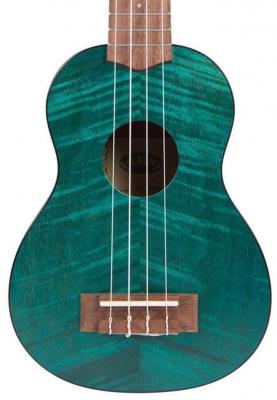 Ukulélé Kala Exotic Mahogany Soprano +Bag - Blue