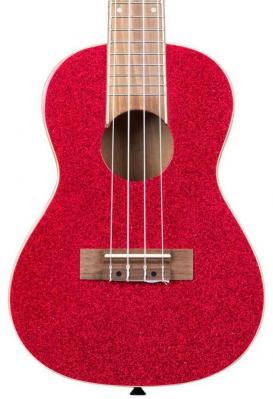Ukulélé Kala Sparkle Concert - Ritzy red