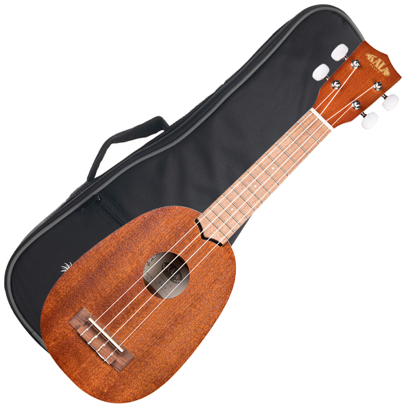 Kala Ka-p Satin Mahogany Pineapple Soprano Tout Acajou Wal +housse - Natural - UkulÉlÉ - Variation 3