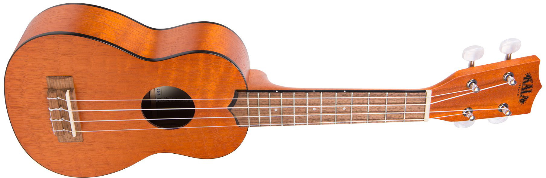 Kala Ka-sem Exotic Mahogany Soprano Tout Acajou Lau +housse - Amber Satin - UkulÉlÉ - Variation 2