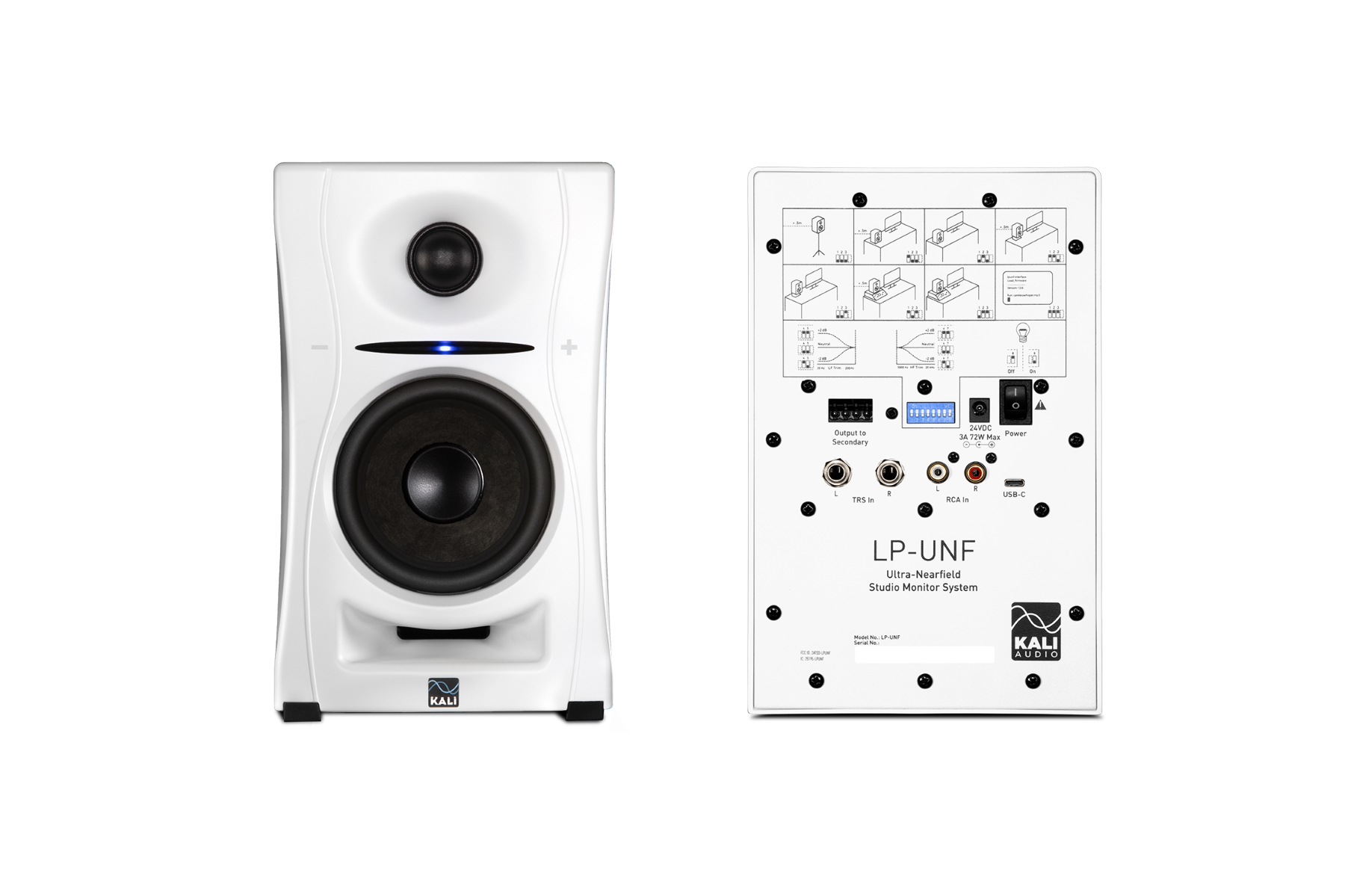 Kali Audio Lp-unf White - La Paire - Enceinte Monitoring Active - Variation 4