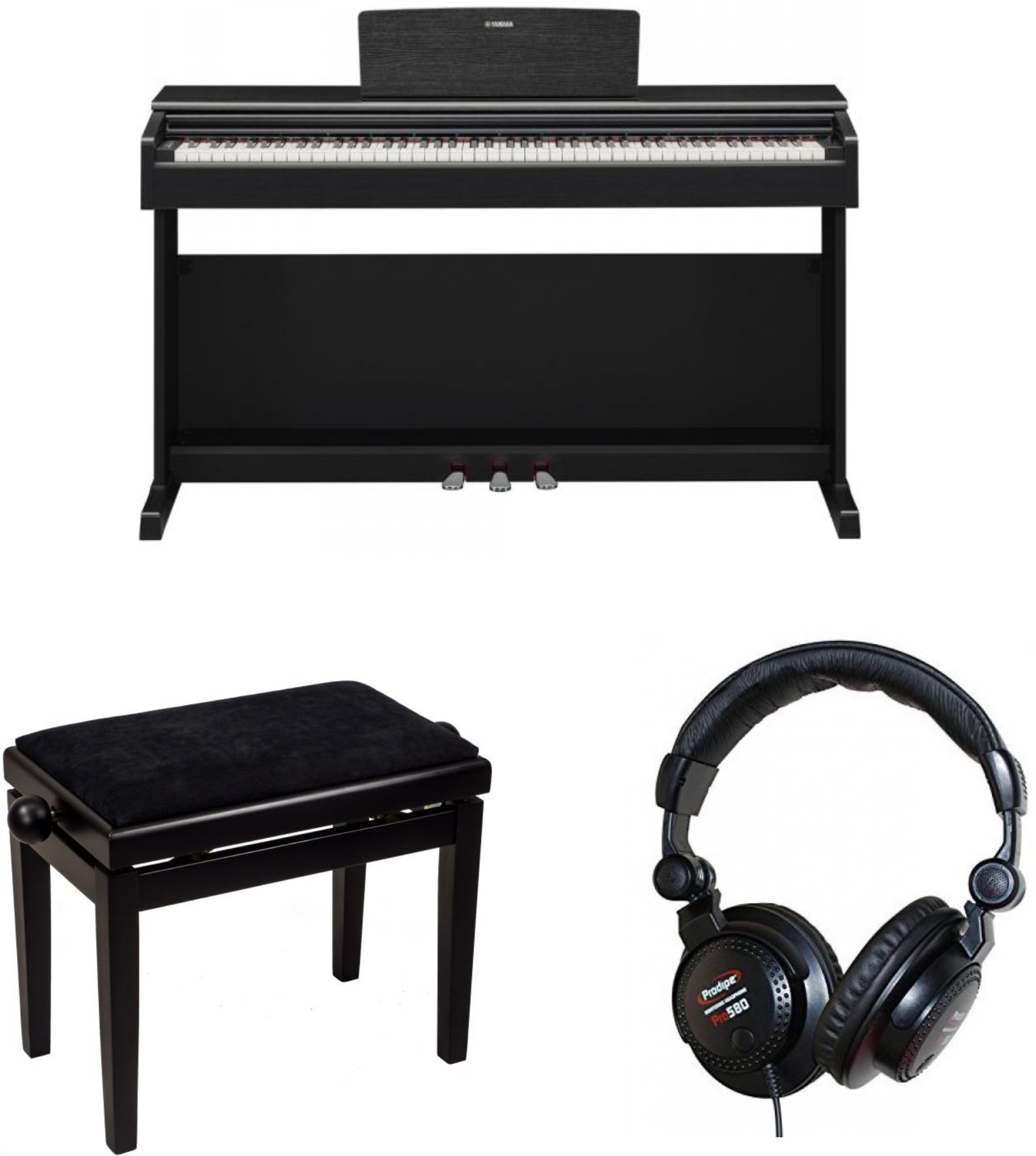 Kawai Cn-201 B  + Casque (pro580) + Banquette (xb 6160) - Piano NumÉrique Meuble - Main picture