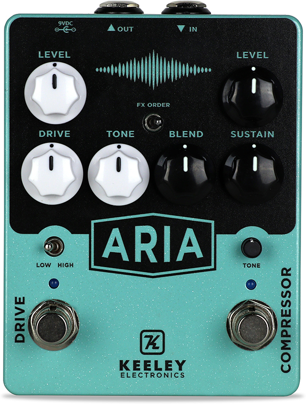 Keeley  Electronics Aria Drive Compressor - PÉdale Overdrive / Distortion / Fuzz - Main picture