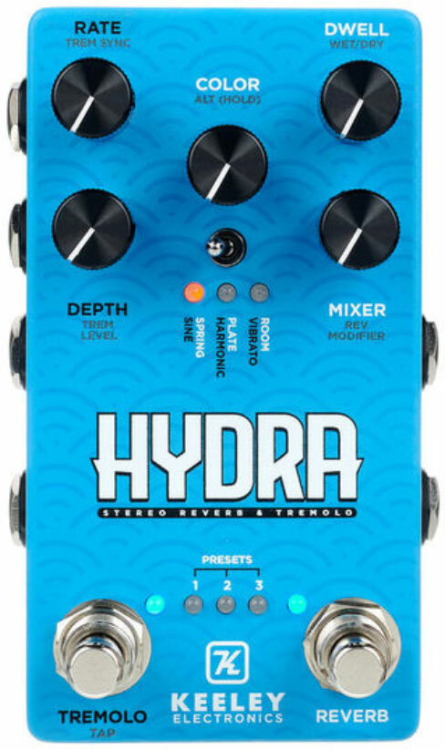 Keeley  Electronics Hydra Stereo Reverb & Tremolo - PÉdale Reverb / Delay / Echo - Main picture