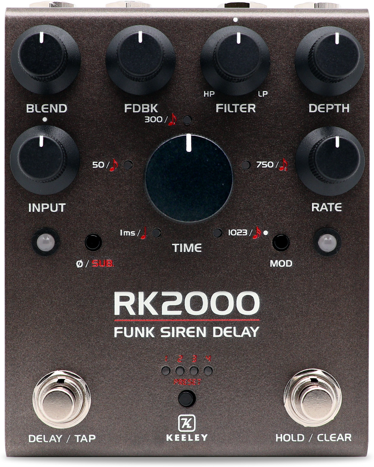 Keeley  Electronics Rk2000 Funk Siren Delay - PÉdale Reverb / Delay / Echo - Main picture