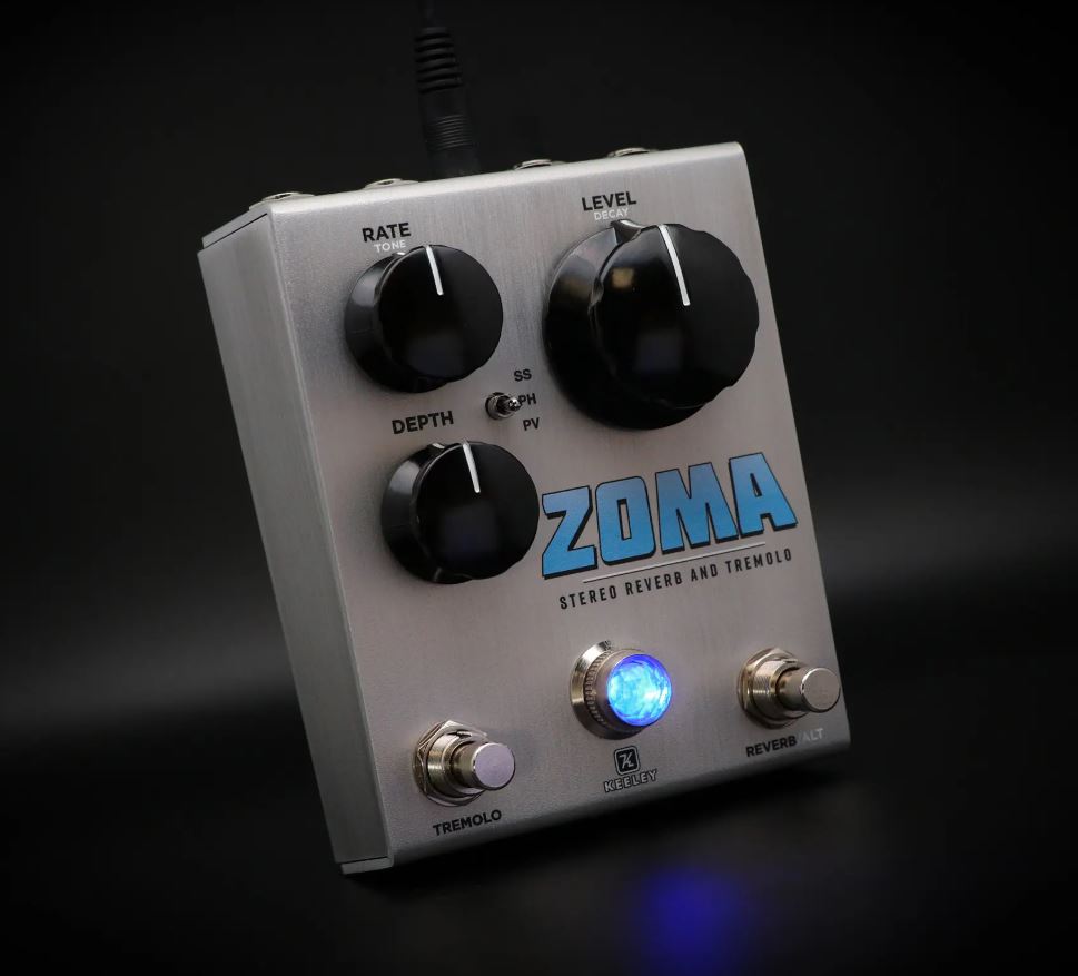 Keeley  Electronics Zoma Stereo Reverb & Tremolo - PÉdale Reverb / Delay / Echo - Variation 3