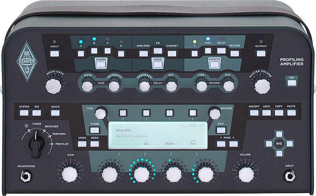 Kemper Profiler Powerhead Black - Ampli Guitare Électrique TÊte / PÉdale - Main picture