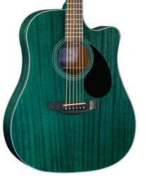 Guitare folk Kepma Plytone EDCE-K10 - Blue matte
