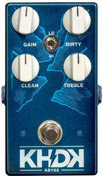 Pédale overdrive / distortion / fuzz Khdk Abyss Bass Overdrive