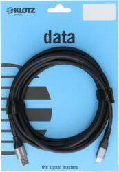 USB 3.1 Câble noir 3m, Plug A - Plug C / 10G, 60W