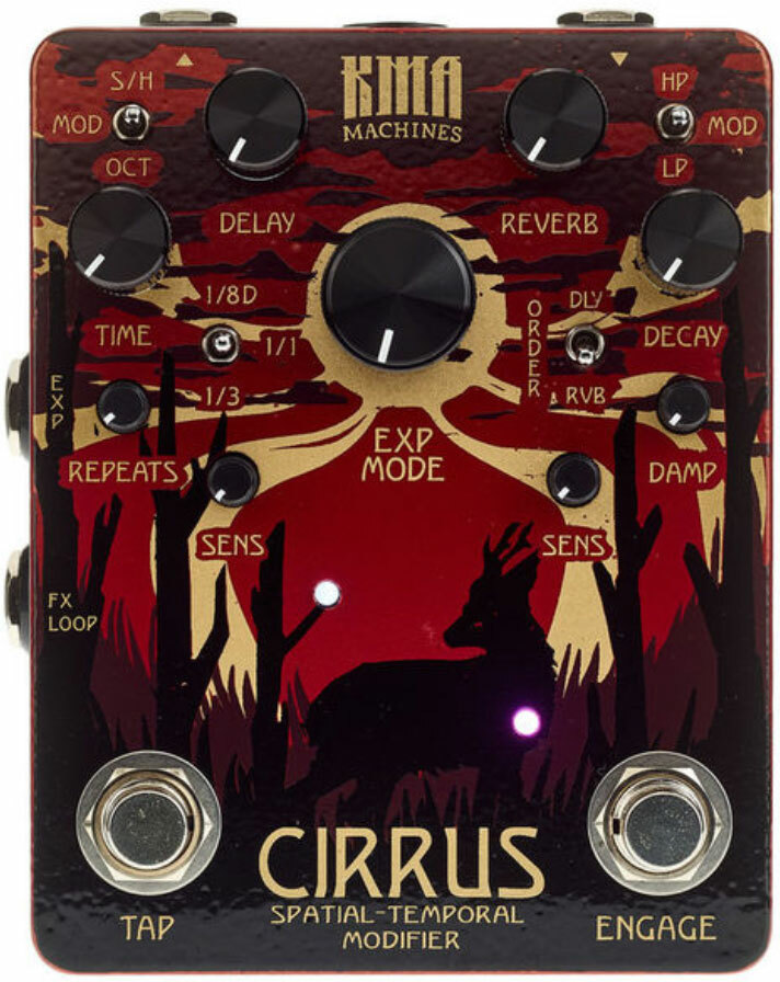 Kma Cirrus Delay Reverb - PÉdale Reverb / Delay / Echo - Main picture
