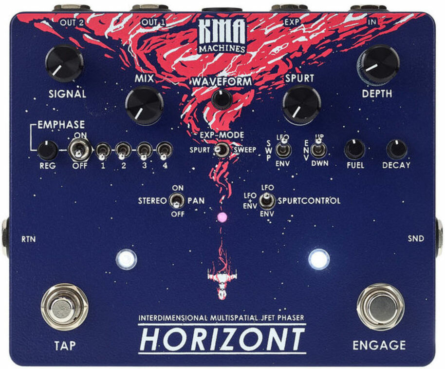 Kma Horizont Stereo 4-stage Phaser - PÉdale Chorus / Flanger / Phaser / Tremolo - Main picture