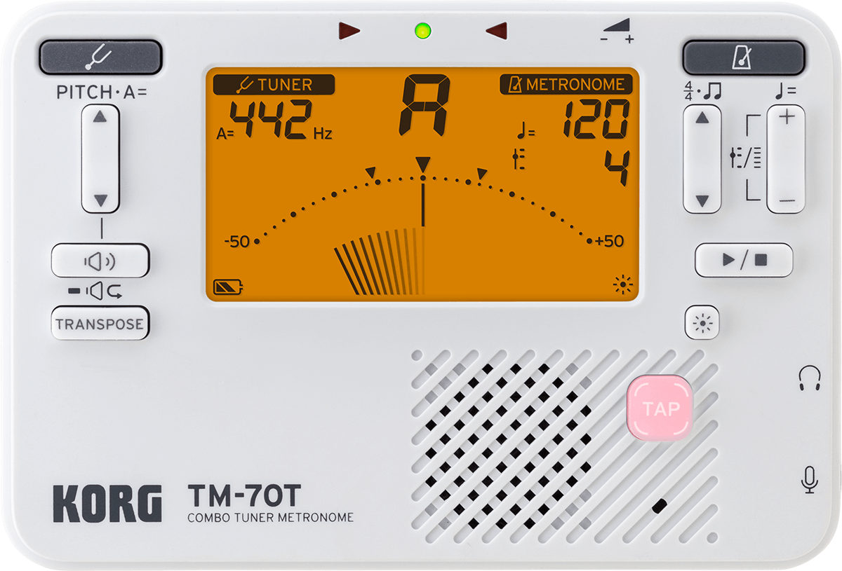 Accordeur/Métronome TM70T-WH Accordeur Korg