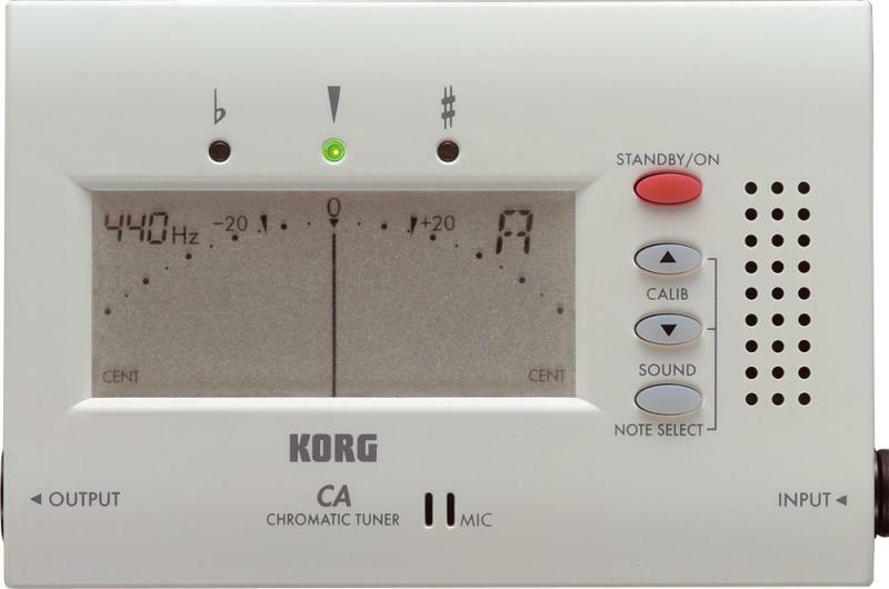 Korg Ca40wd Digital Chromatic White - Accordeur - Main picture