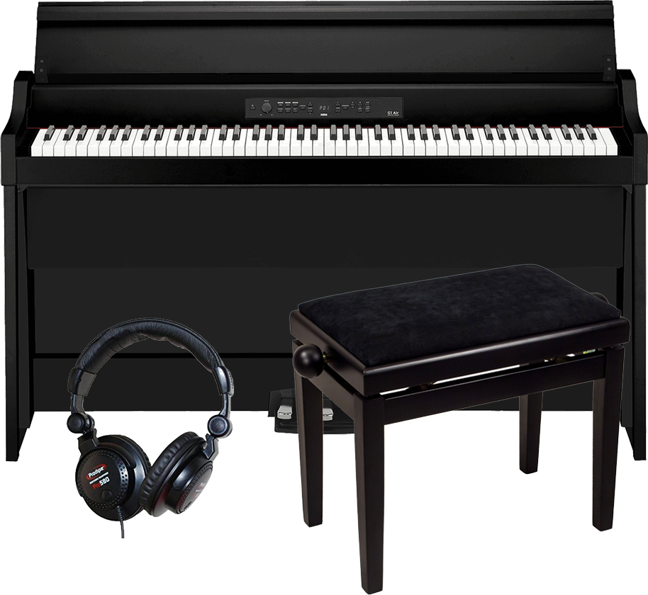 Korg G1b Air Bk + X-tone Xb6160 Noir + Casque Pro580 - Piano NumÉrique Meuble - Main picture
