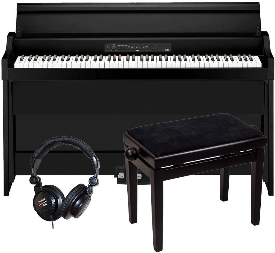Piano numérique meuble Korg G1B AIR BK + X-TONE XB6160 NOIR + CASQUE PRO580