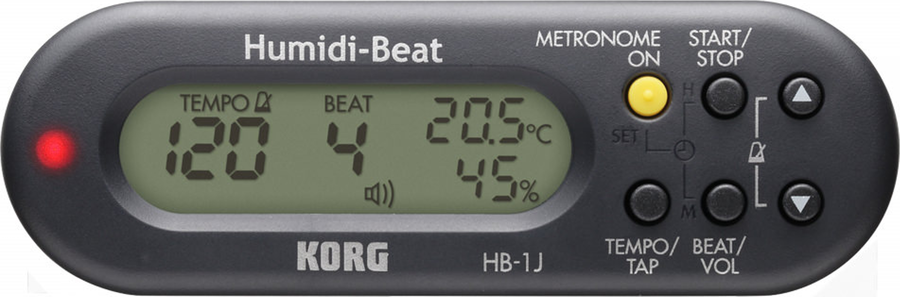 Korg Humidi-beat Metronome With Humidity Temperature Detector Black - Accordeur - Main picture