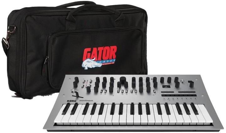 Pack clavier synthétiseur Korg Minilogue + Housse