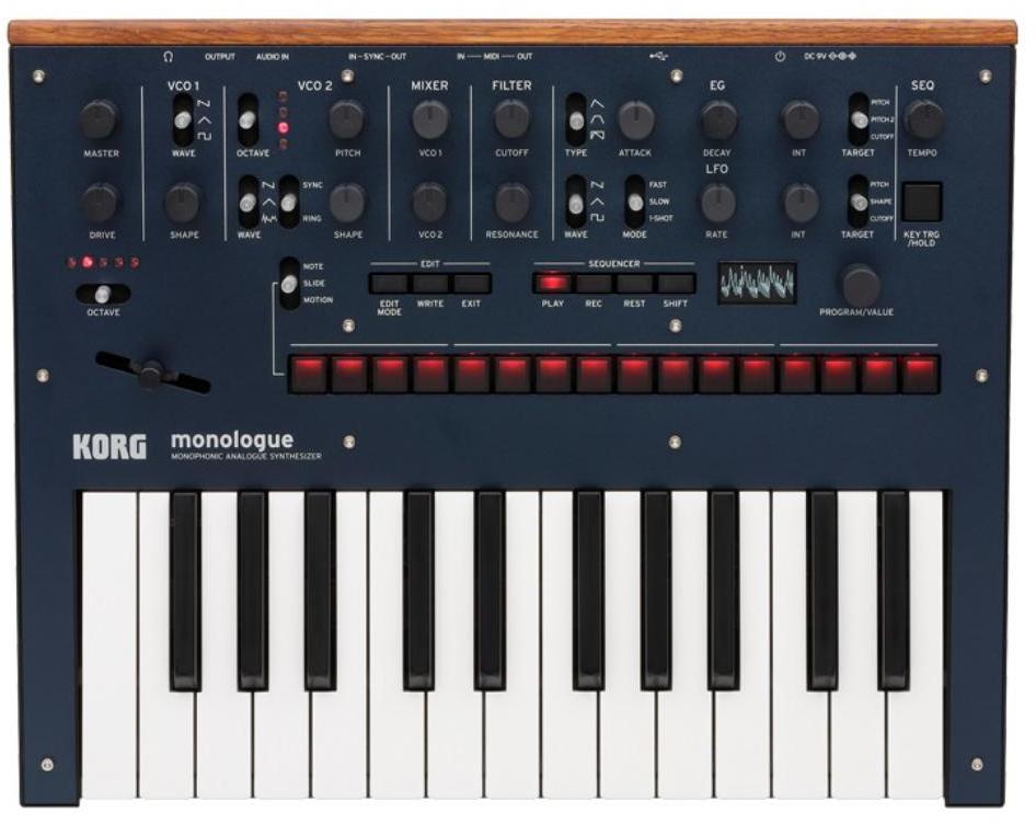 Synthétiseur Korg Monologue Dark Blue