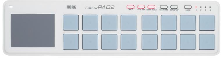 Contrôleur midi Korg NanoPad 2 White