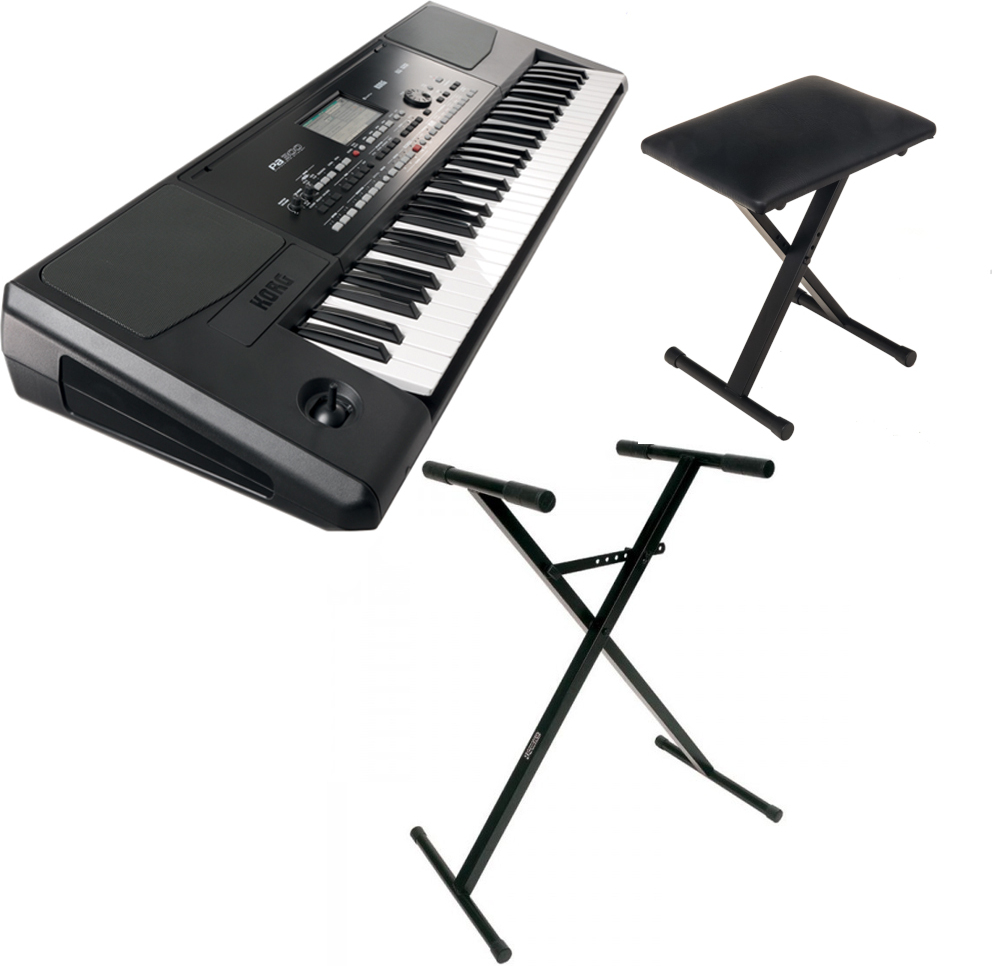 PA300 + stand X + banquette X Pack clavier synthétiseur Korg