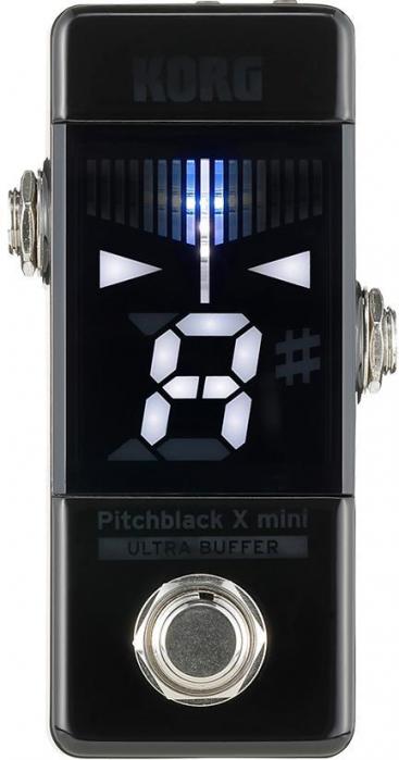 Accordeur en pedale Korg Pitchblack X Mini Chromatic Pedal Tuner