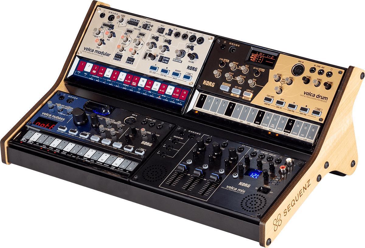 Stand et support studio Korg RACK Pour 4 Volca