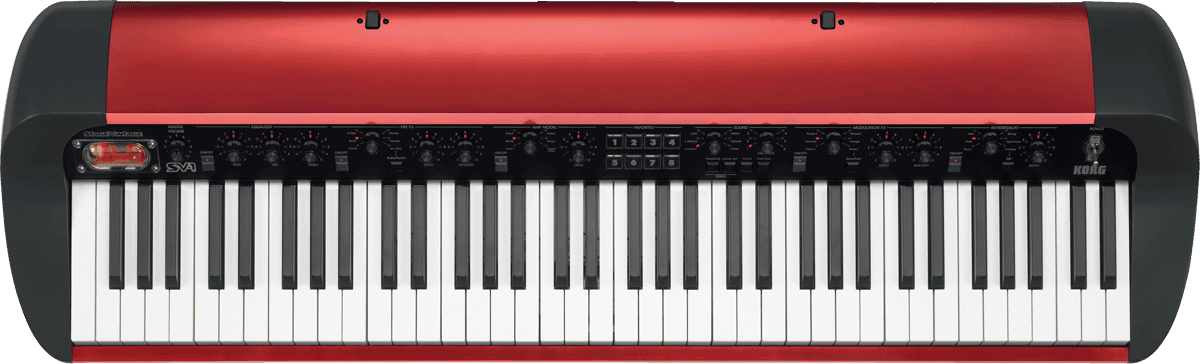 Korg Sv1-73-mr - Metallic Red - Clavier De ScÈne - Main picture