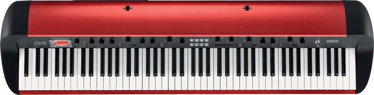 Korg Sv1-88-mr - Metallic Red - Clavier De ScÈne - Main picture