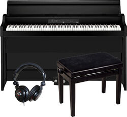 Piano numérique meuble Korg G1B AIR BK + X-TONE XB6160 NOIR + CASQUE PRO580