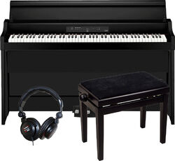 Piano numérique meuble Korg G1B AIR BK + X-TONE XB6160 NOIR + CASQUE PRO580 - Noir