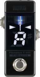 Pedale accordeur Korg Pitchblack X Mini Chromatic Pedal Tuner