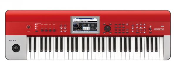 なみえ様お取引中　廃盤品 限定色 KORG KROME 61鍵 赤 Korg Workstation