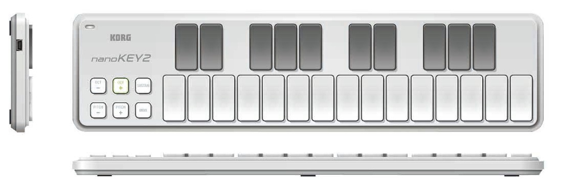 Korg Nano Key2 Wh - Clavier MaÎtre - Variation 1