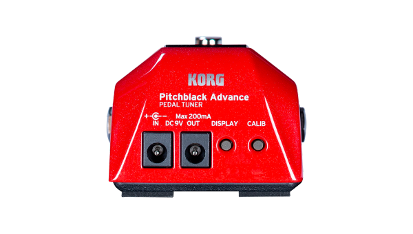 Accordeur en pedale Korg Pitchblack Advance Pedal Tuner - Red