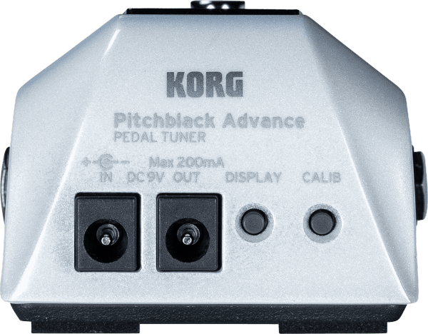 Accordeur en pedale Korg Pitchblack Advance Pedal Tuner - White