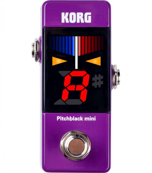 Accordeur en pedale Korg Pitchblack Mini Pedal Tuner - Violet