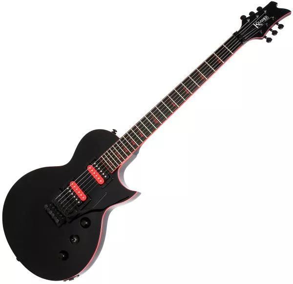 Guitare électrique solid body Kramer Assault 220 FR - Black red binding