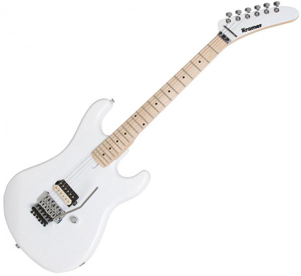 Guitare électrique solid body Kramer The '84 white blanc