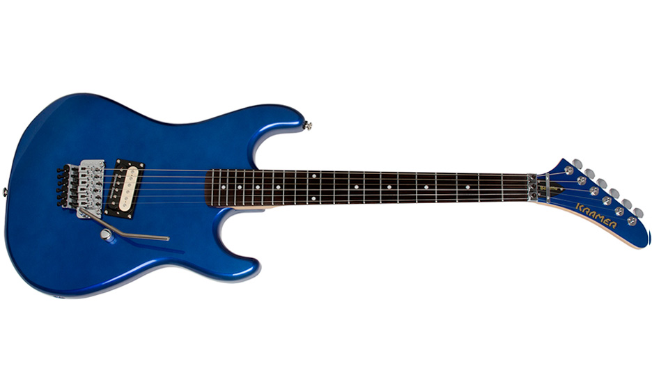 Kramer Baretta Vintage H Fr Rw - Candy Blue - Guitare Électrique Forme Str - Variation 1