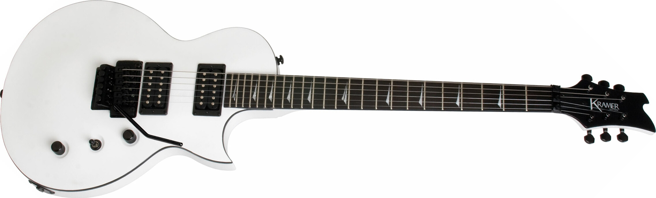 Kramer Assault 220 2h Fr Rw - Alpine White - Guitare Électrique Single Cut - Main picture