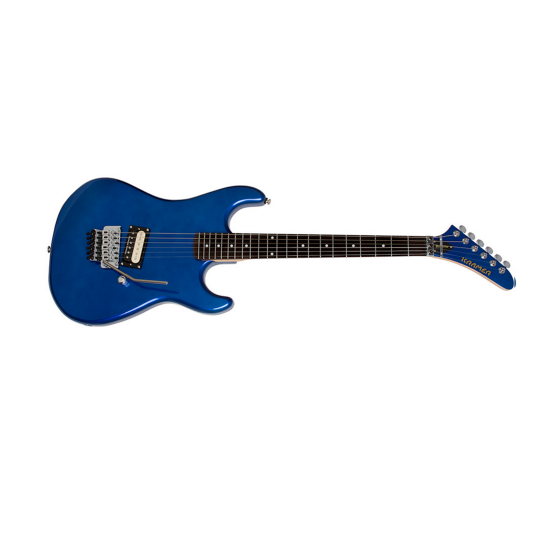 Kramer Baretta Vintage H Fr Rw - Candy Blue - Guitare Électrique Forme Str - Main picture