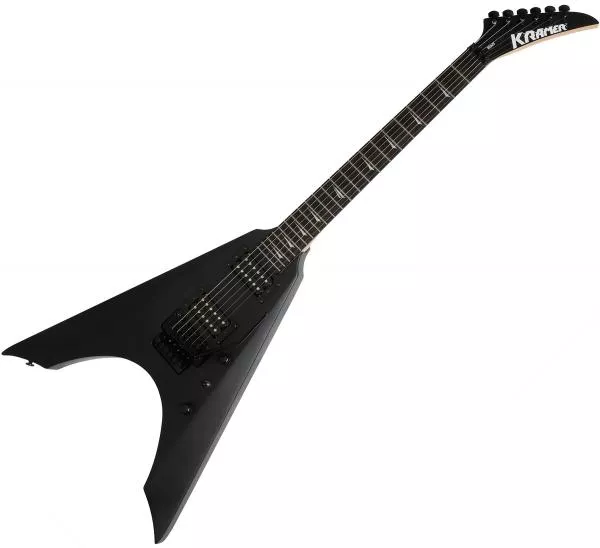 Guitare électrique solid body Kramer Nite-V FR - Black