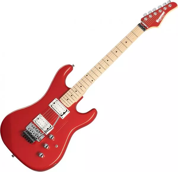 Guitare électrique solid body Kramer Pacer Classic - Scarlet red metallic