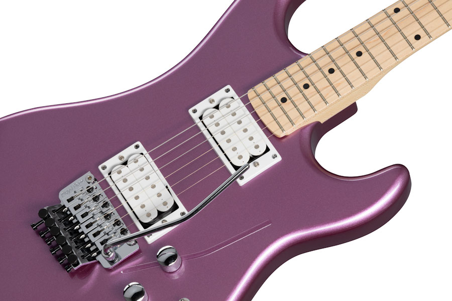 Kramer Pacer Classic 2h Fr Mn - Purple Passion Metallic - Guitare Électrique Forme Str - Variation 3