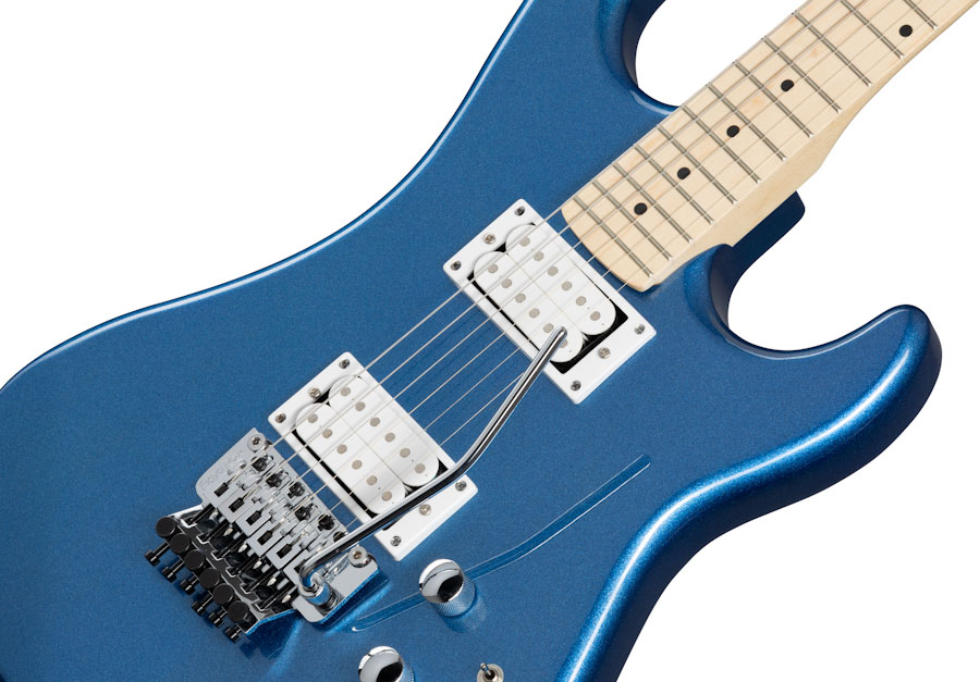 Kramer Pacer Classic 2h Fr Mn - Radio Blue Metallic - Guitare Électrique Forme Str - Variation 3