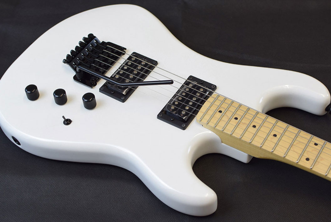 Kramer Pacer Vintage 2h Seymour Duncan  Fr Mn - Pearl White - Guitare Électrique Forme Str - Variation 2